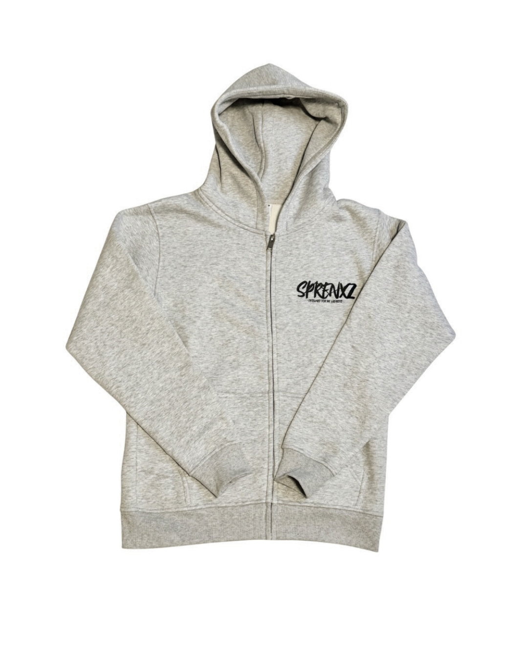Grey zipup hoodie