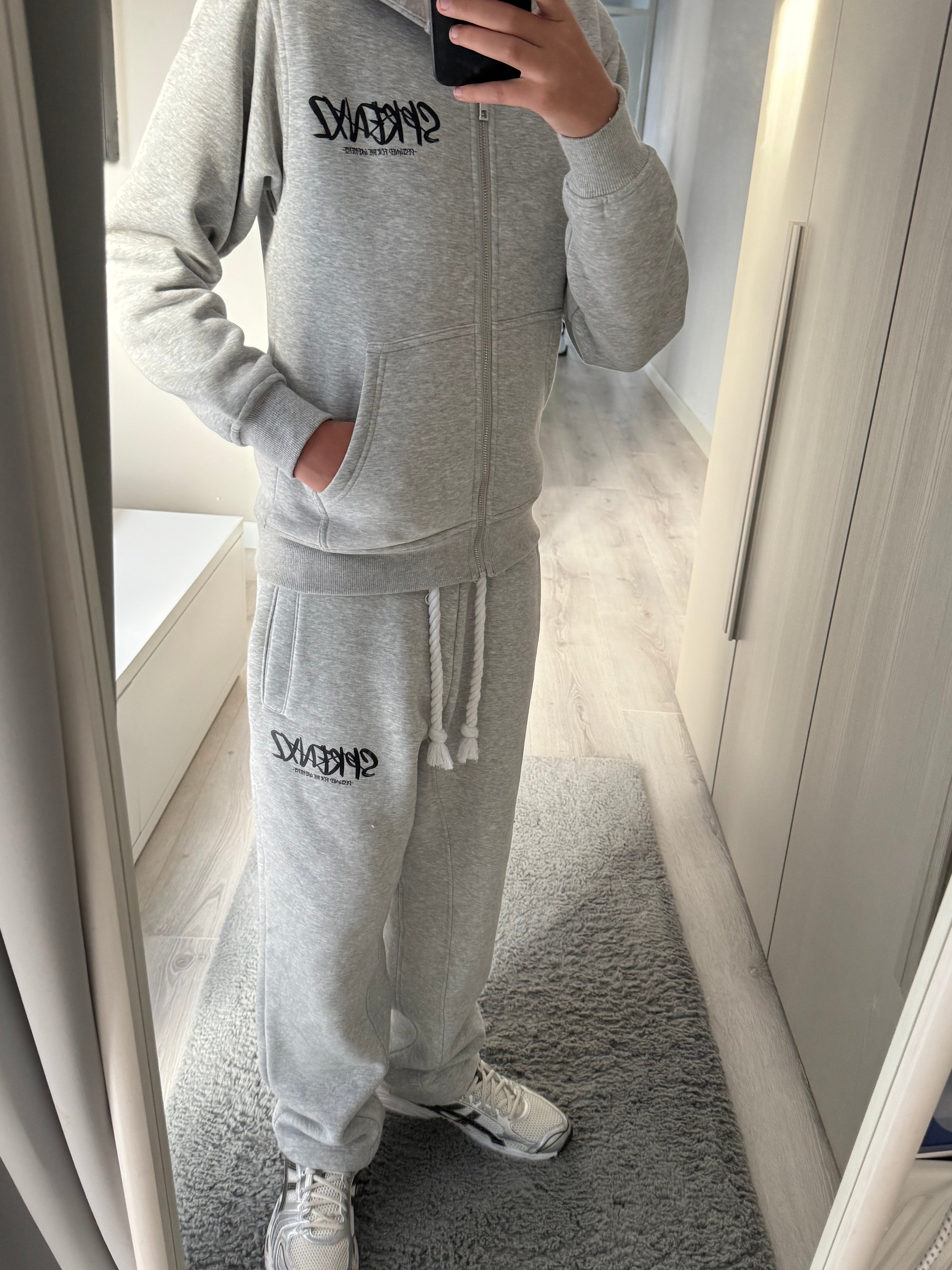 Grey limited edition tracksuit