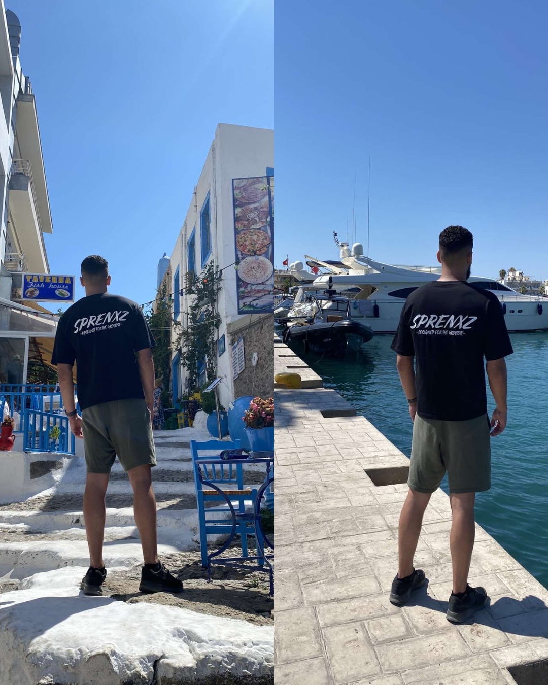 Sprenxz black T-shirt