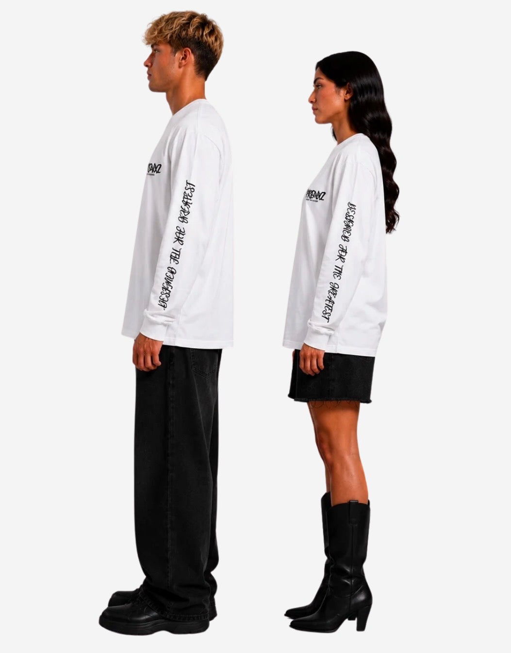 WIT/ZWART LONGSLEEVE