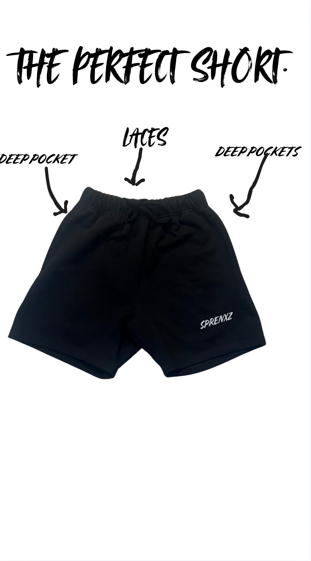 Sprenxz short black