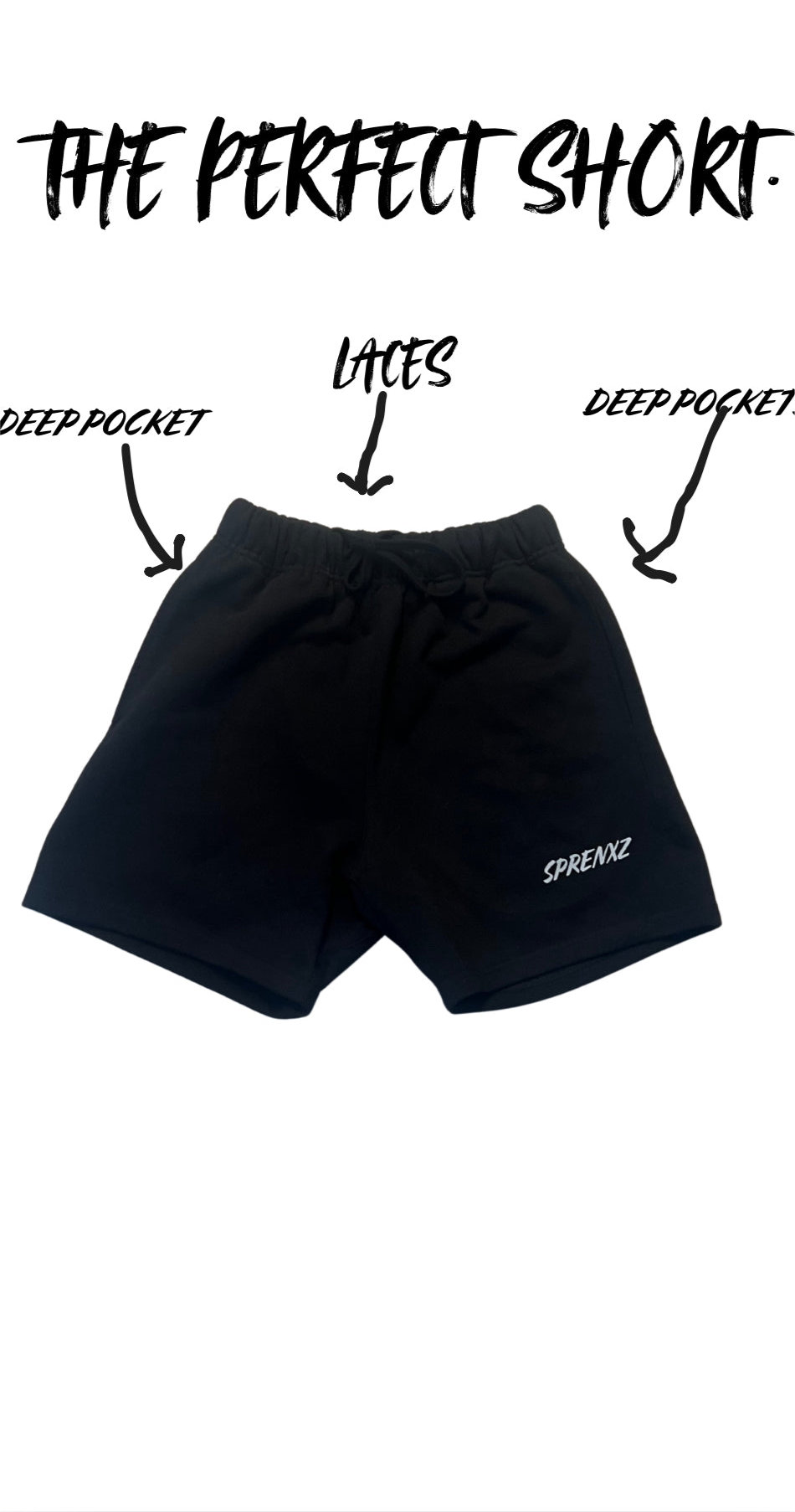 Sprenxz short black