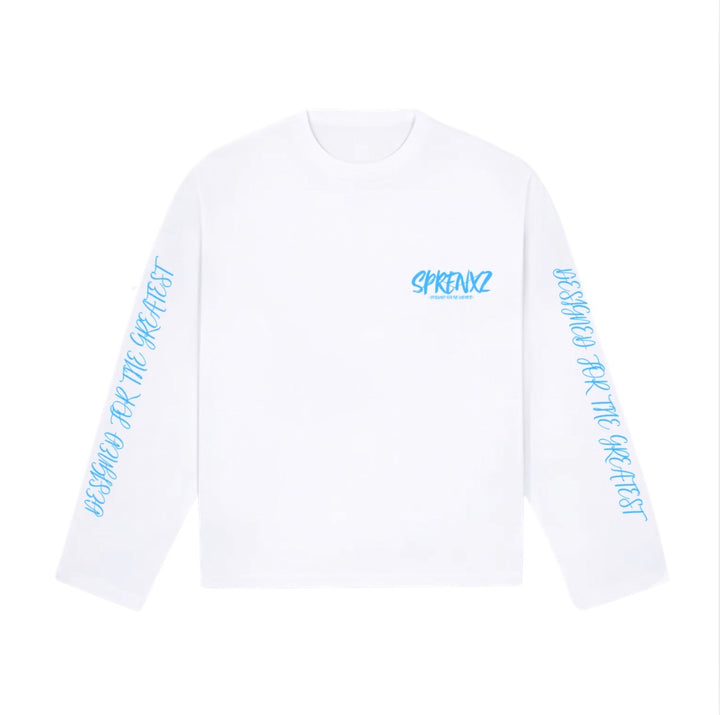 10245 WIT/BLAUW LONGSLEEVE