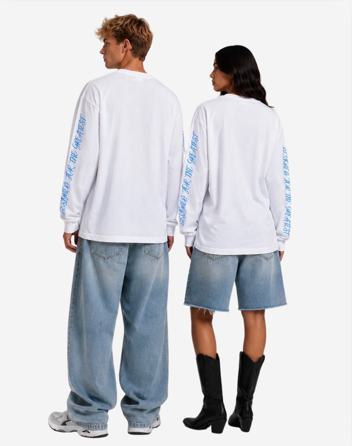 10245 WEISS/BLAU LONGSLEEVE