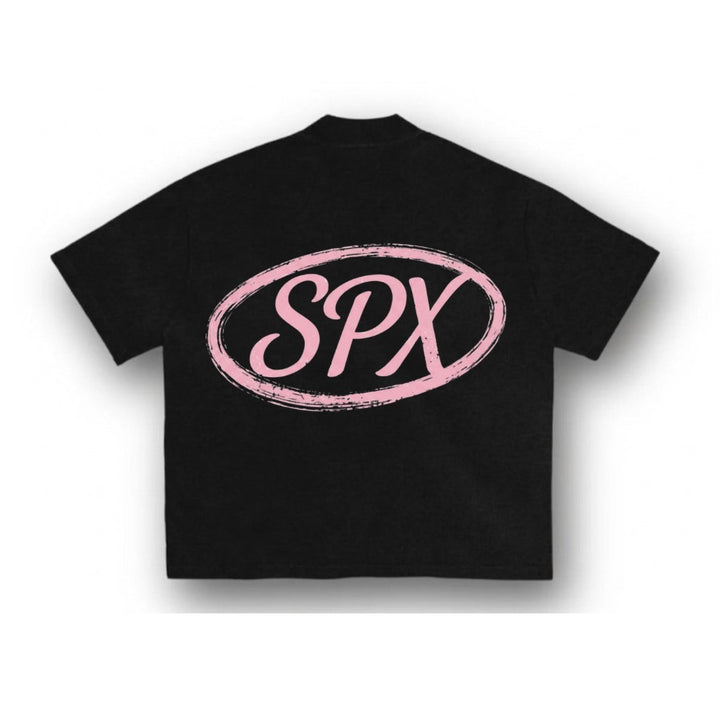 SPX T-SHIRT ZWART/ROZE