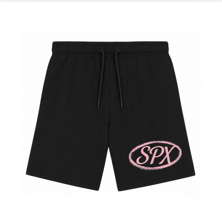 SPX SHORT ZWART/ROZE