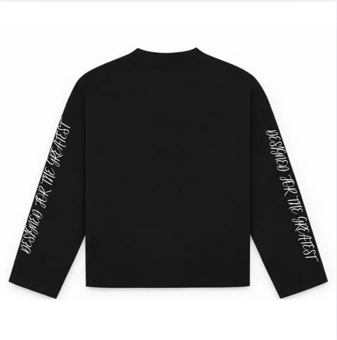 12921 BLACK/WHITE LONG SLEEVE
