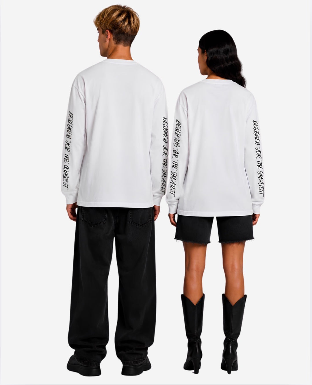 WIT/ZWART LONGSLEEVE