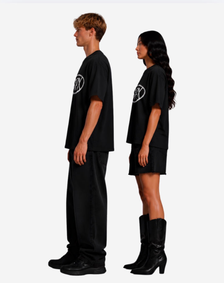 SPX T-SHIRT ZWART/WIT