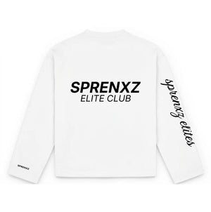 ELITE WIT/ZWART LONGSLEEVE