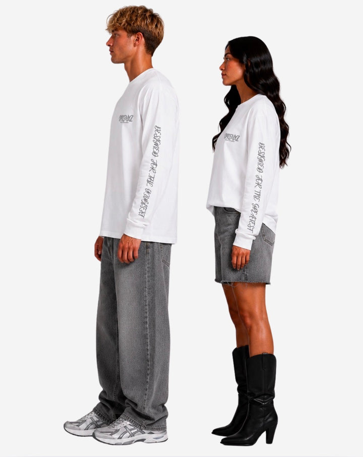 10213 WEISS/GRAU LONGSLEEVE