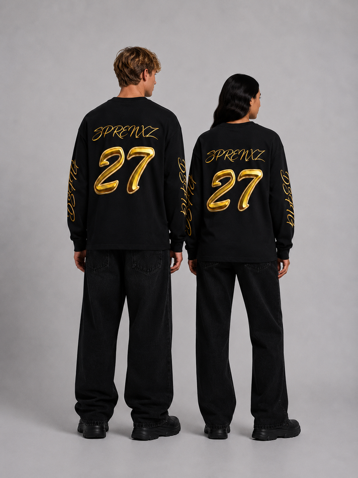 27 Wit/Geel Longsleeve