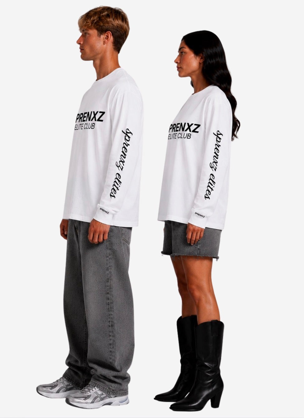 12345 WEISS/SCHWARZ LONGSLEEVE