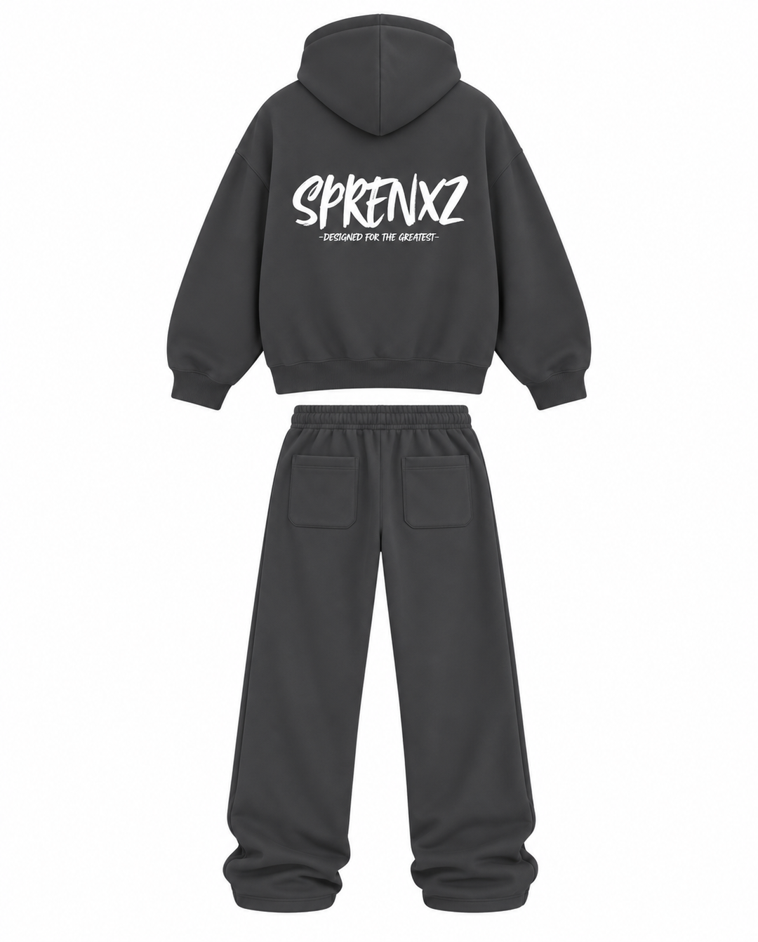 NIGHT GREY OVERSIZED TRACKSUIT