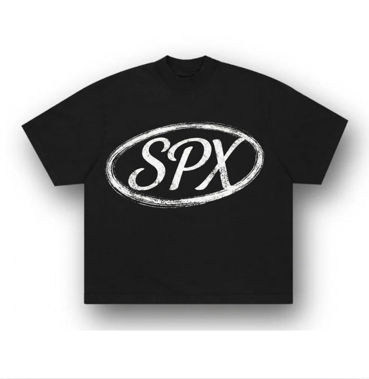 SPX T-SHIRT ZWART/WIT