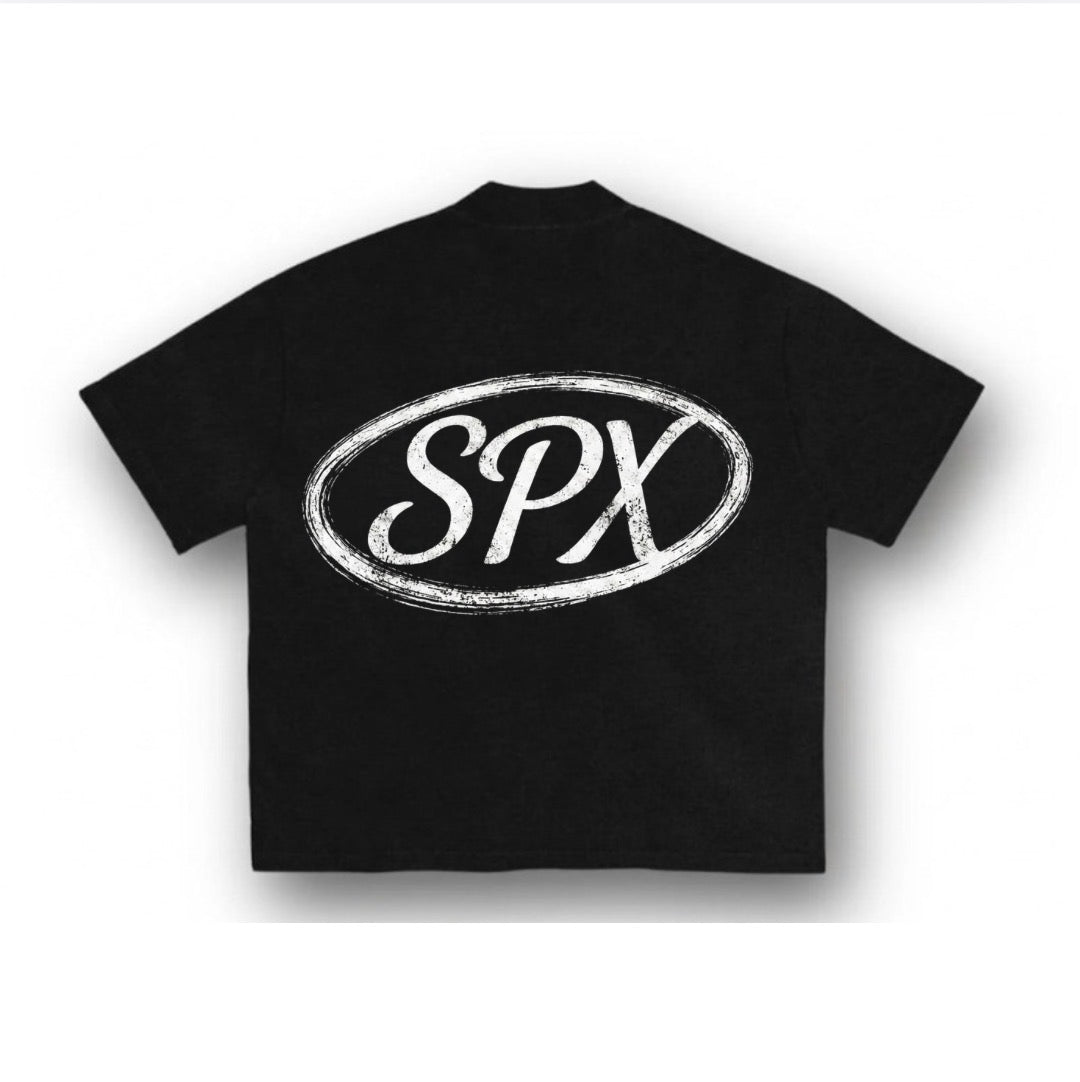 SPX T-SHIRT ZWART/WIT