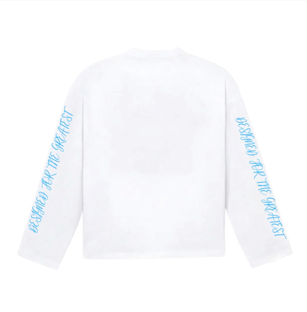 10245 WIT/BLAUW LONGSLEEVE
