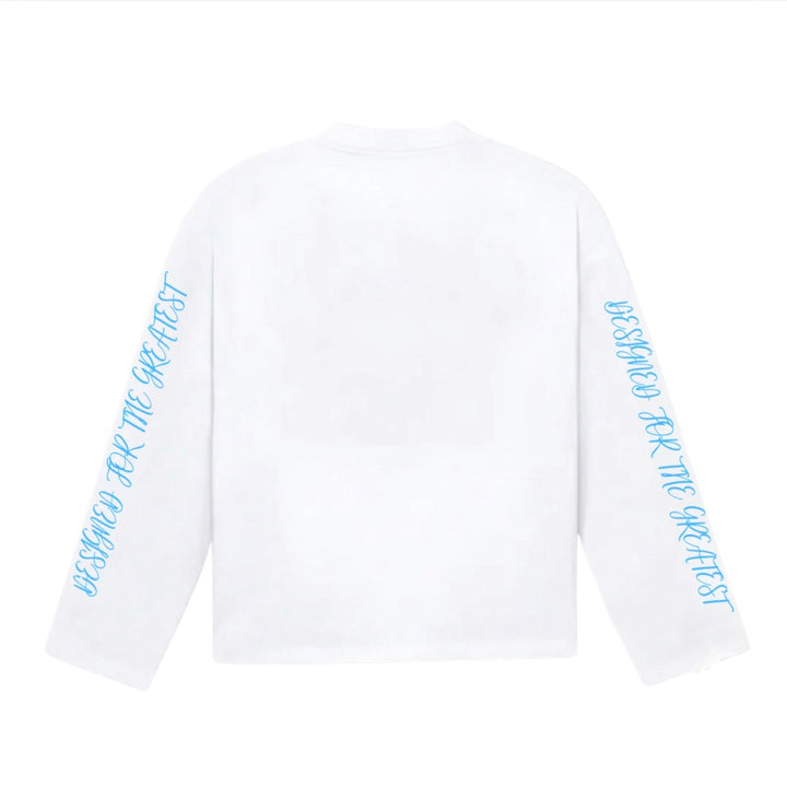 10245 WIT/BLAUW LONGSLEEVE