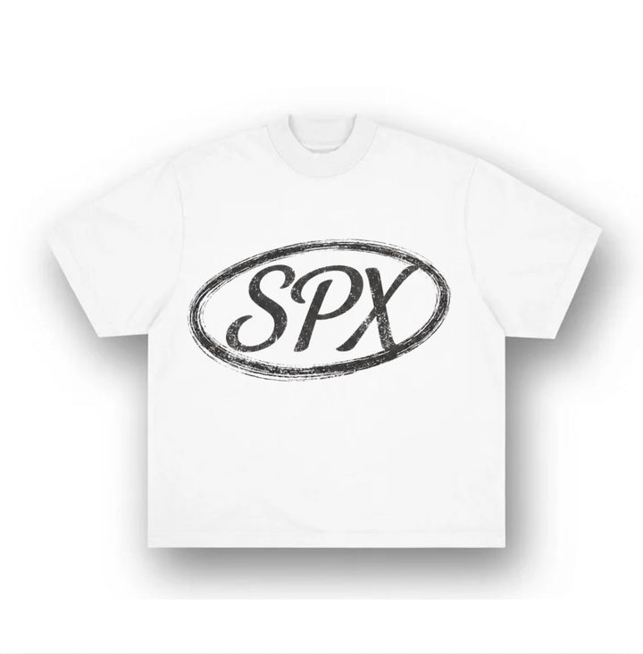 SPX T-SHIRT WIT/ZWART
