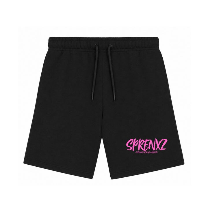 ZWART/ROZE SHORT