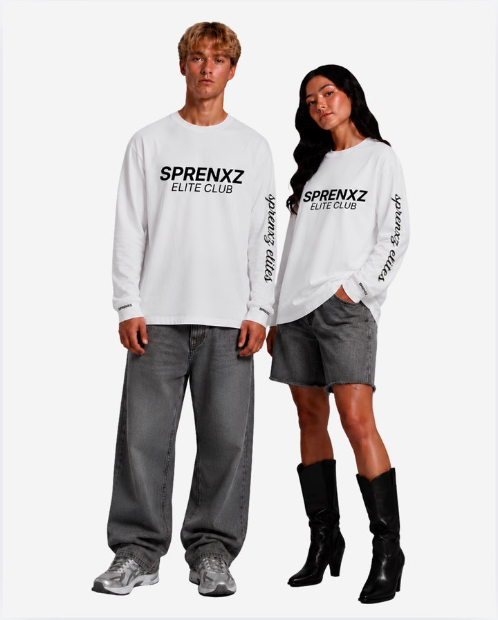 12345 WEISS/SCHWARZ LONGSLEEVE