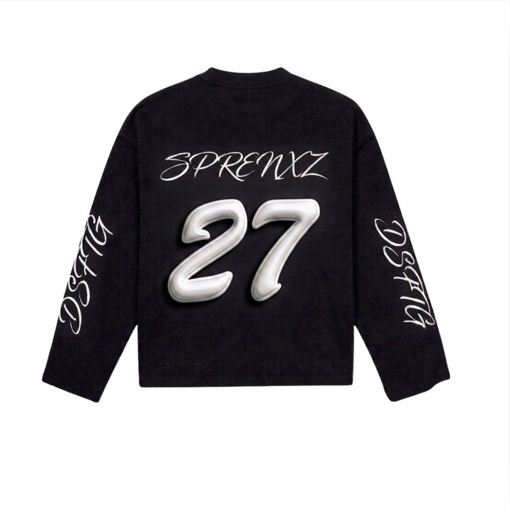 27 Zwart/Wit Longsleeve