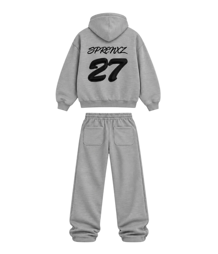 SPX 27 OVERSIZED GRIJS/WIT TRACKSUIT