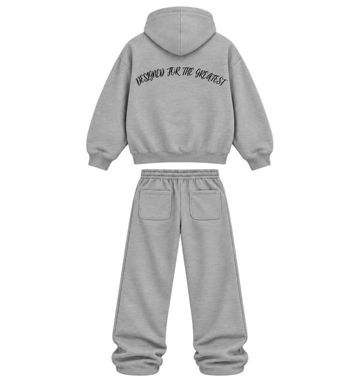 SPX OVERSIZED GRIJS/WIT TRACKSUIT