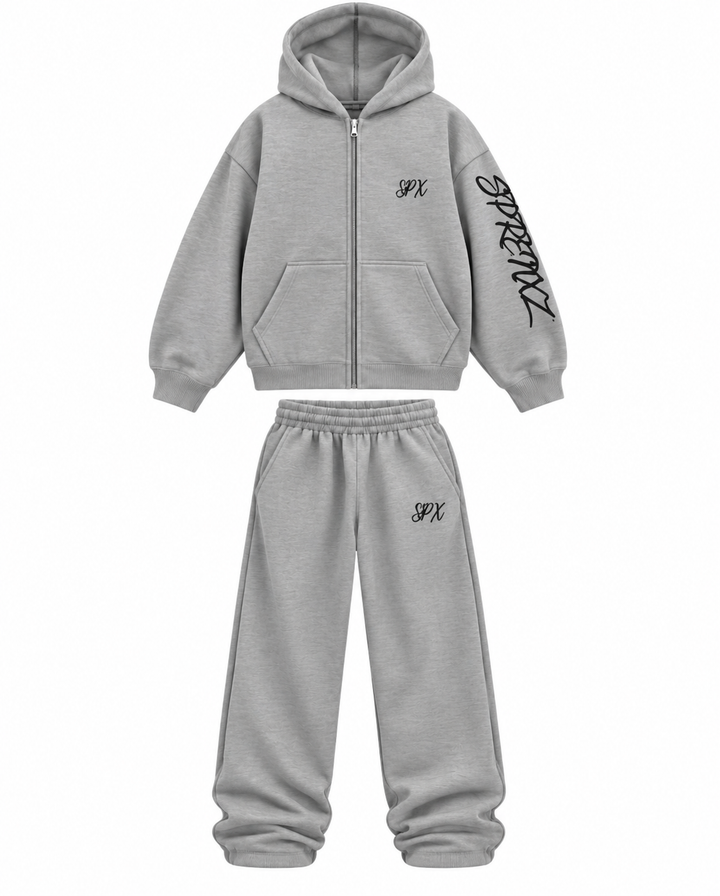 SPX 27 OVERSIZED GRIJS/WIT TRACKSUIT