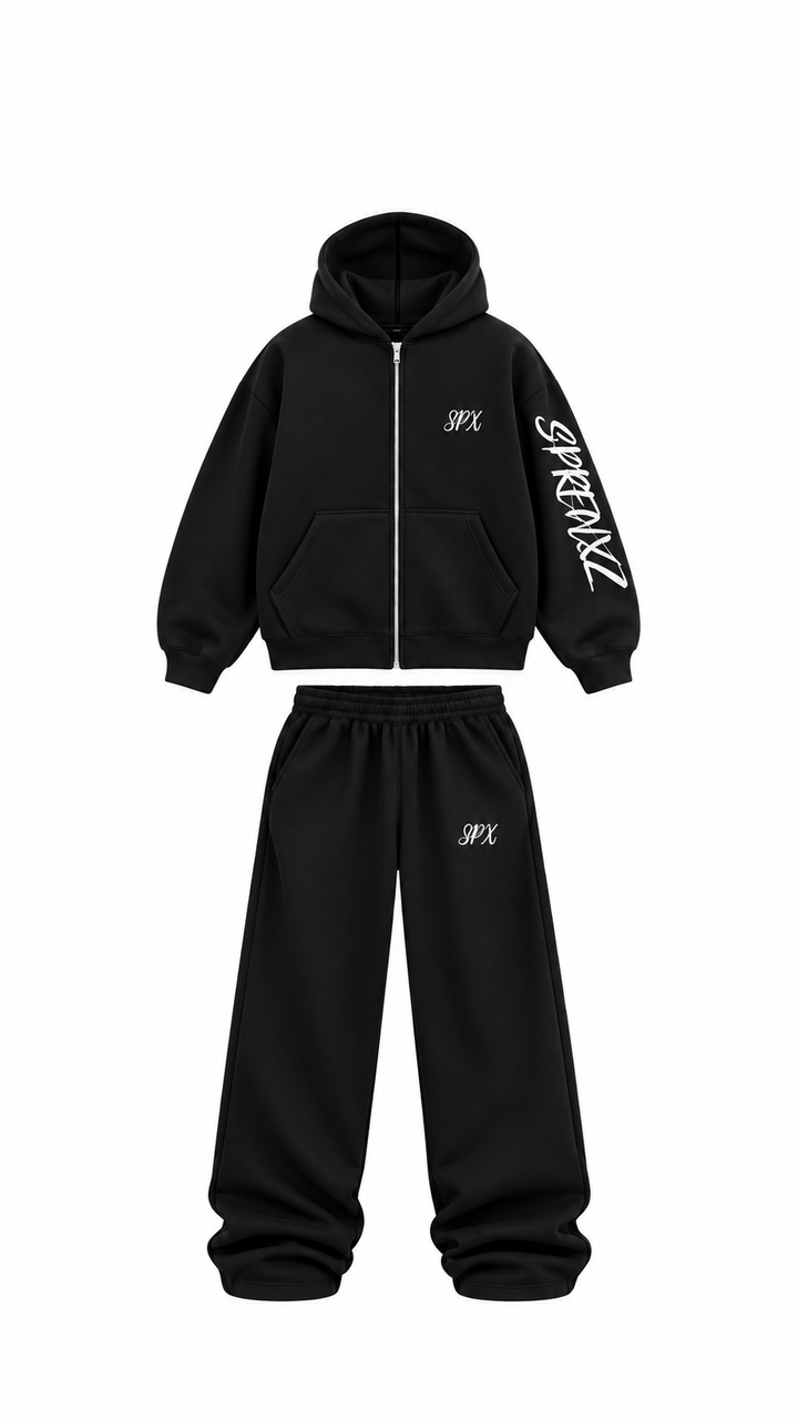SPX 27 OVERSIZED TRACKSUIT ZWART/WIT