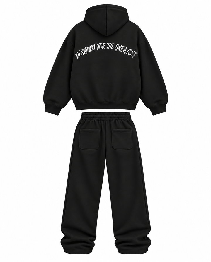 SPX OVERSIZED TRACKSUIT ZWART/WIT