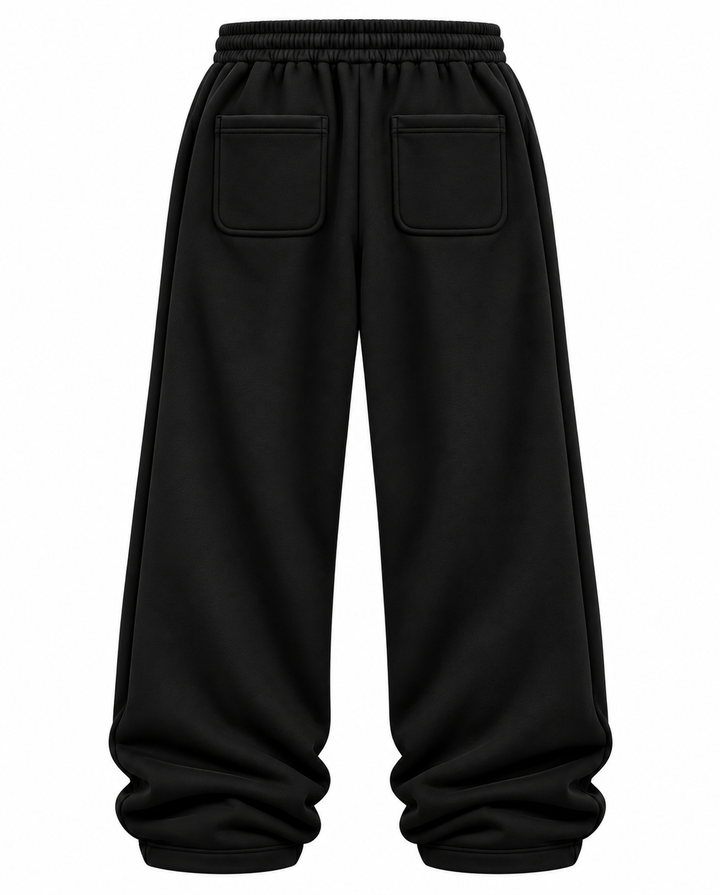 BLACK OVERSIZED JOGGER