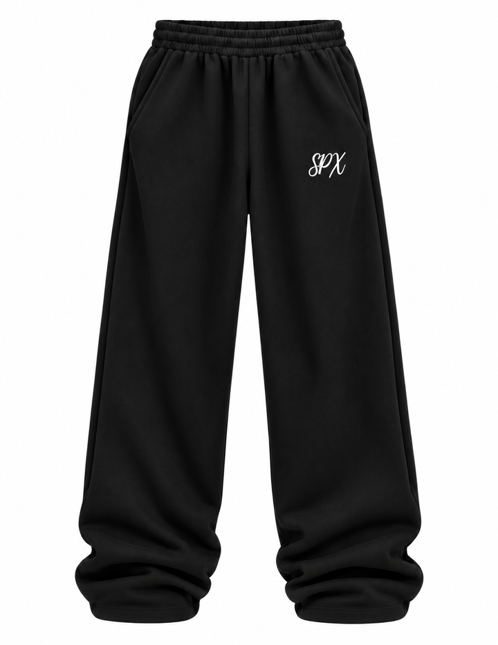 SPX BLACK OVERSIZED JOGGER